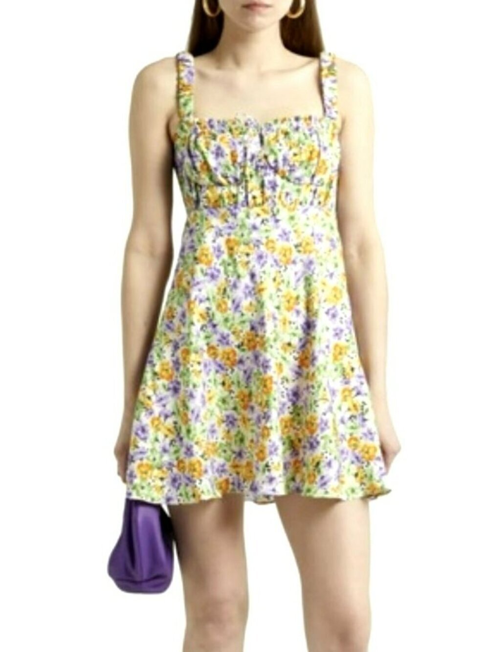 Nicholas Whistledown Floral Mini Dress Size 6 New